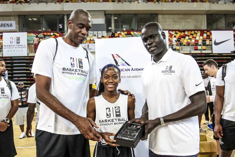 during the 2016 NBA Basketball Without Borders (BWB) camp Day 3, in Luanda, Angola on September 2nd, 2016  © Barry Aldwortht/eXpect LIFE